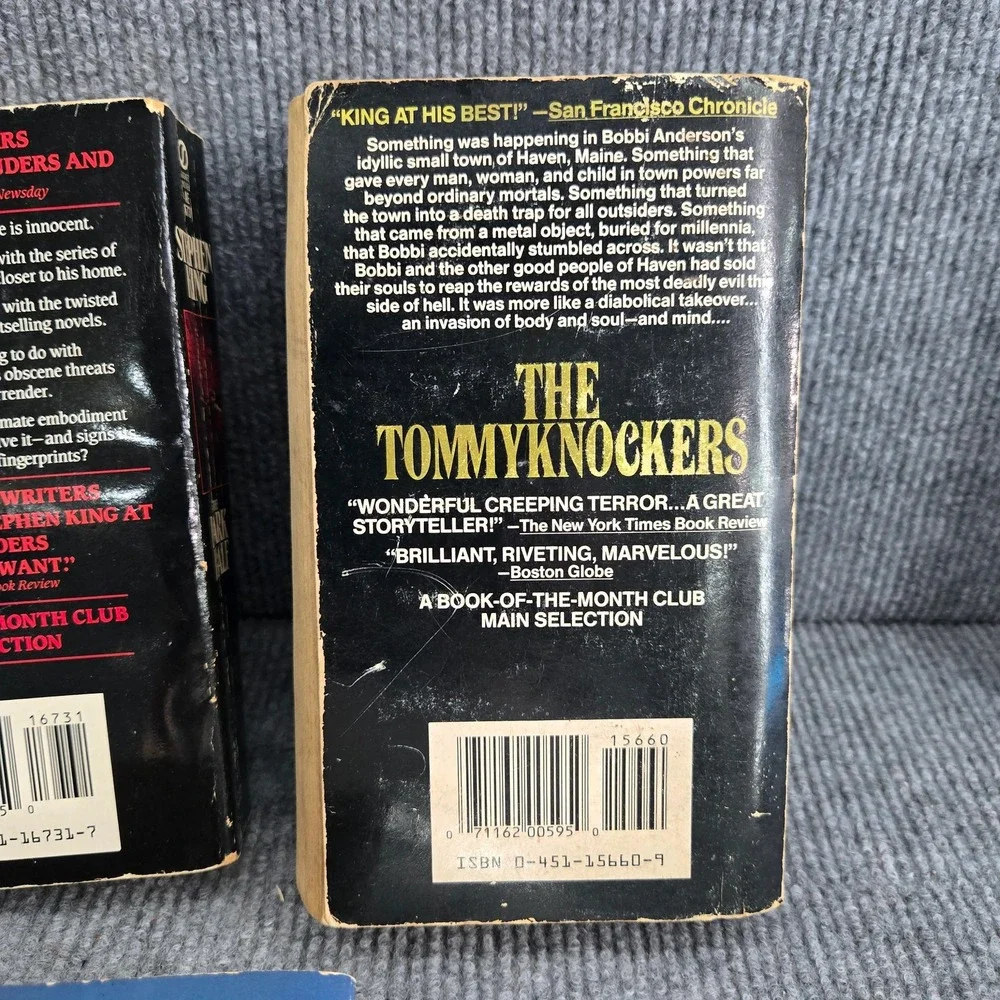 Stephen King‎ Mixed Novels Lot 5 Books Dreamcatcher Dark Half Tommyknockers